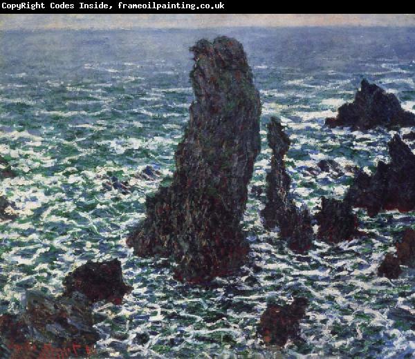 Claude Monet Rocks at Belle-lle